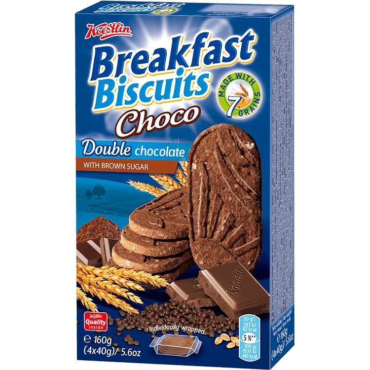Breakfast biscuits - Double chocolate