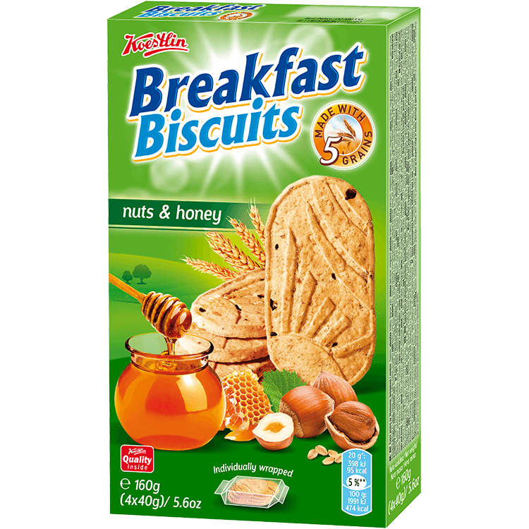 Breakfast biscuits - Nuts & Honey (''Biscotti da colazione – Nocciole e miele'')