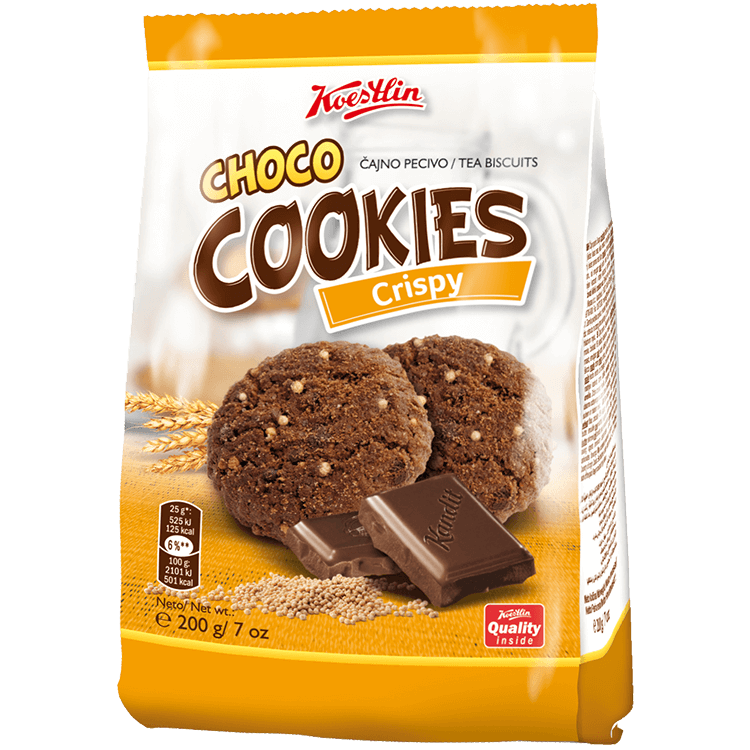 Choco cookies Crispy (''Biscotti al cioccolato croccanti'')