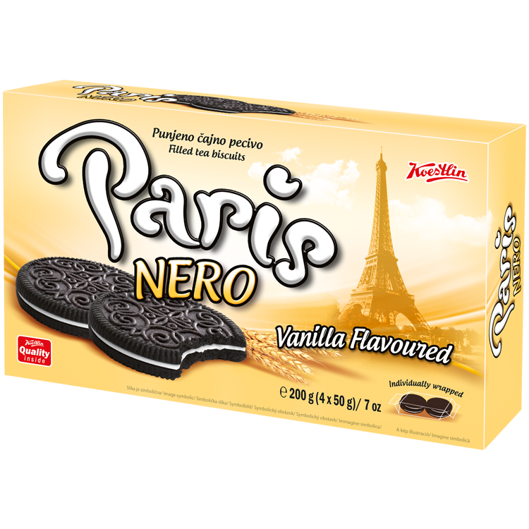 Paris Nero vanilla flavoured