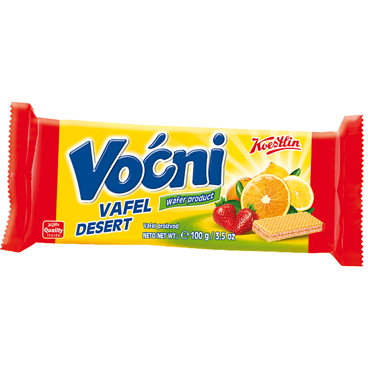 Voćni vafel desert